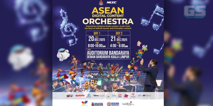 Jom Meriahkan Konsert Kandungan Digital ASEAN – Segala Muzik Kegemaran Daripada Animasi Tempatan