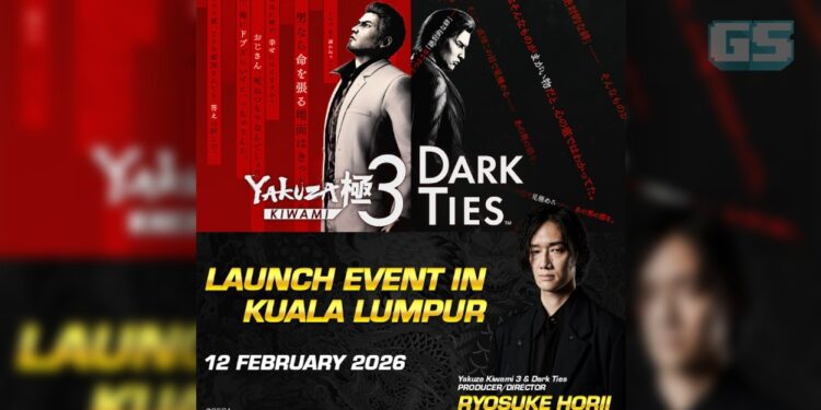 Yakuza Kiwami 3 & Dark Ties Akan Adakan Acara Pelancaran Di Kuala Lumpur, Turut Dihadiri Pengarah Game Ryosuke Horii