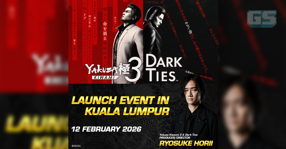 Yakuza Kiwami 3 & Dark Ties Akan Adakan Acara Pelancaran Di Kuala Lumpur, Turut Dihadiri Pengarah Game Ryosuke Horii