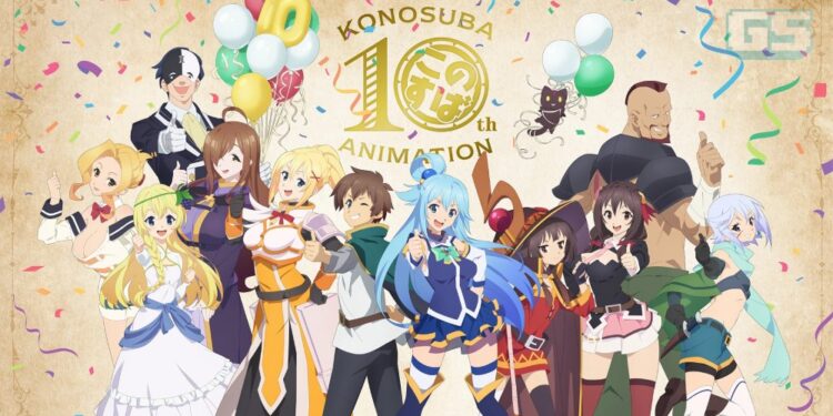 KONOSUBA Mengumumkan Game Baru Sempena Sambutan 10th Anniversary!