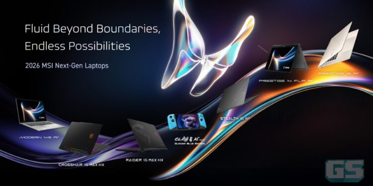 MSI Umum Produk Terbaru Di CES 2026, Merangkumi Laptop Gaming & Claw 8 AI+ Glacier Blue Edition!