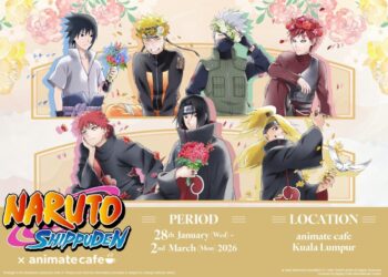 Kolaborasi ‘Naruto x Animate Cafe KL’ Bermula 28 Januari 2026 – Minum & Kumpul Merch!
