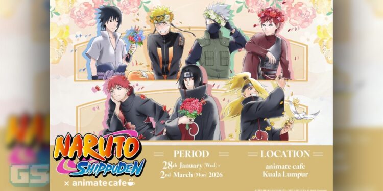 Kolaborasi ‘Naruto x Animate Cafe KL’ Bermula 28 Januari 2026 – Minum & Kumpul Merch!