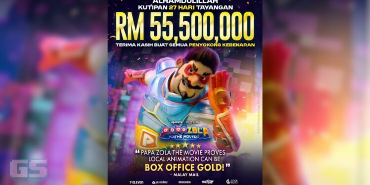 Dalam 27 Hari, Papa Zola The Movie Berjaya Raih RM55.5 Juta!