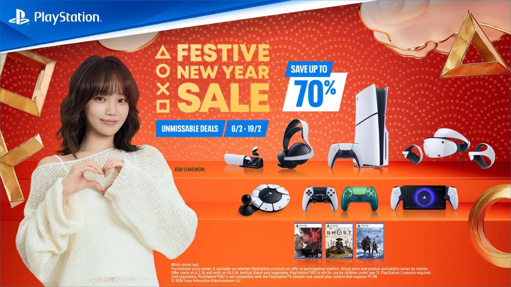 PlayStation Umum Jualan Festive New Year 2026 – Diskaun Hebat Untuk PS5 Pro, Ghost of Yotei & Banyak Lagi!