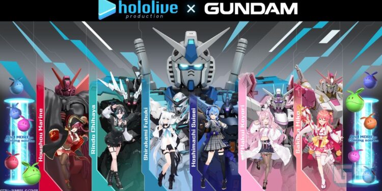 Gundam x hololive – Mobile Suit Bertema VTuber & Gunpla Edisi Terhad!