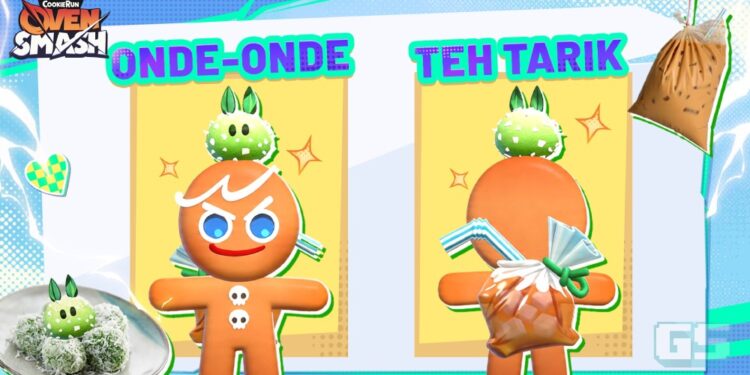 Teh Tarik dan Onde-Onde Kini ‘Beraksi’ Dalam CookieRun: OvenSmash!