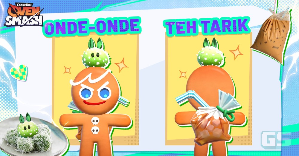 Teh Tarik dan Onde-Onde Kini ‘Beraksi’ Dalam CookieRun: OvenSmash!