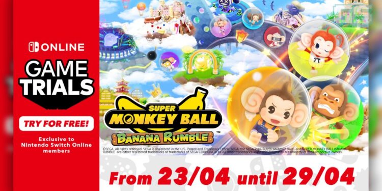 Jom Main Super Monkey Ball Banana Rumble Secara Percuma, Khas Untuk Ahli Nintendo Switch Online!