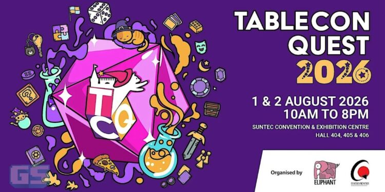 TableCon Quest 2026 Kembali Ogos 2026 – Tiket Kini Dijual!