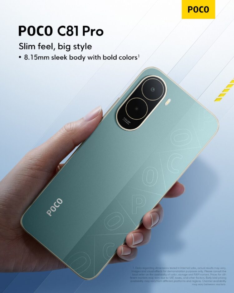POCO Umum Smartphone Bajet C81 Pro & Tablet Pad C1 – Harga Promo Bermula RM389!
