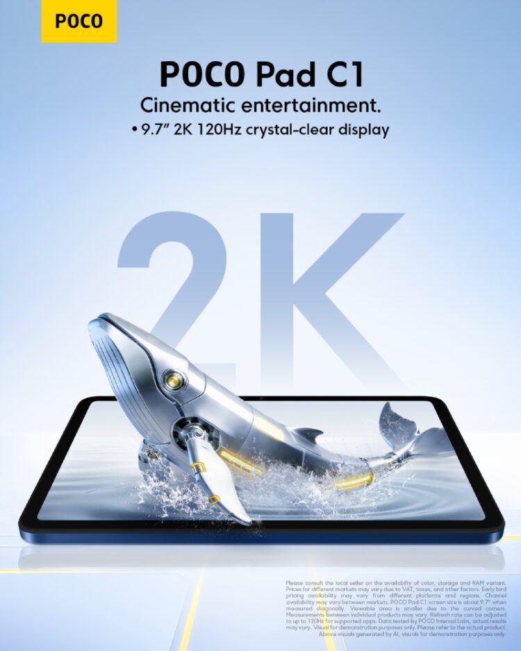 POCO Umum Smartphone Bajet C81 Pro & Tablet Pad C1 – Harga Promo Bermula RM389!