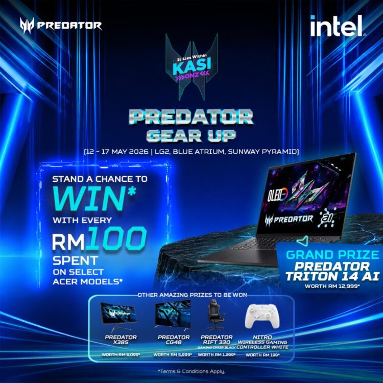 Kasi Onz! Predator Malaysia Bawa Produk Gaming 2026 & Promo Hebat Ke Sunway Pyramid!