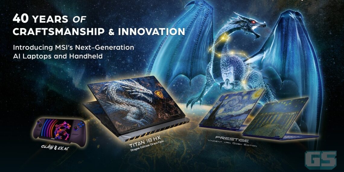 Claw 8 EX AI+ & Titan 18 HX Dragon Edition Memimpin Barisan Produk Terbaru MSI Di COMPUTEX 2026!