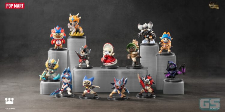 Blind Box Monster Hunter Palico Akan Mula Jual Di POP MART Malaysia Bermula Minggu Ini