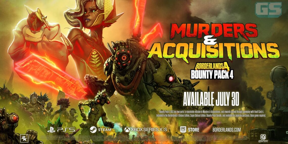 Borderlands 4 Akan Terima Dua DLC Besar Pada Tahun Ini Bermula Dengan Bounty Pack 4