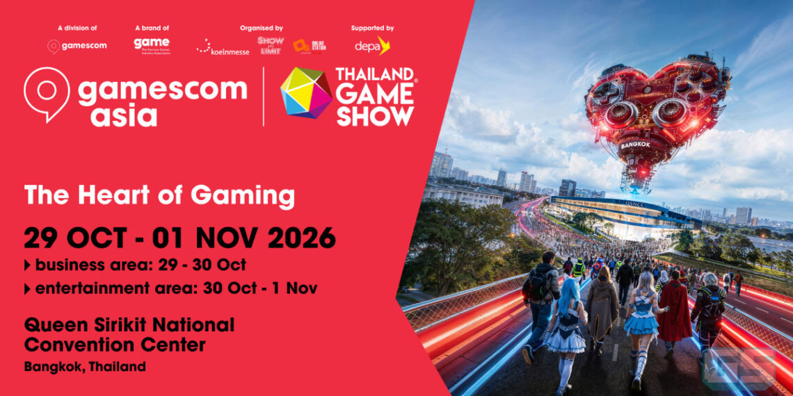 gamescom asia x Thailand Game Show 2026 Luaskan Ruang Pameran, John Romero Turut Tampil Sebagai Speaker