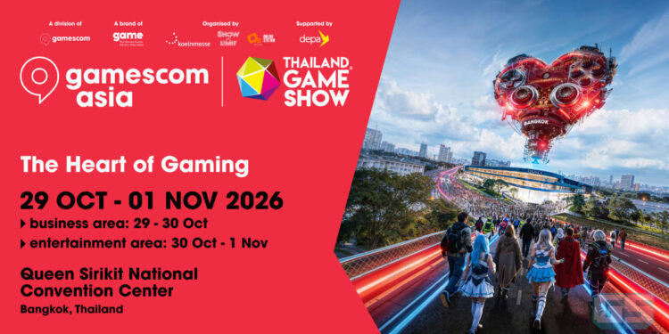 gamescom asia x Thailand Game Show 2026 Luaskan Ruang Pameran, John Romero Turut Tampil Sebagai Speaker