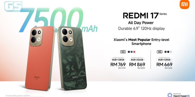 Xiaomi Bawa REDMI 17 & REDMI A7 Ke Malaysia – Bateri Gergasi, Skrin 120Hz & Pakej Waranti Percuma