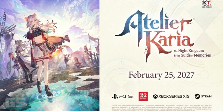 Atelier Karia: The Night Kingdom & the Guide of Memories Bakal Dilancarkan Februari 2027