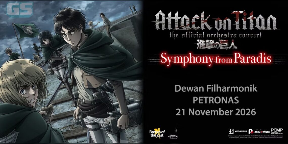 Konsert Orkestra Rasmi ‘Attack On Titan’ Akan Berlangsung Di Dewan Filharmonik PETRONAS Pada November 2026