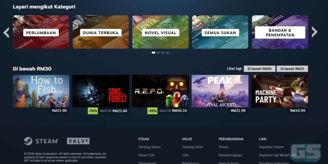 Tahu Atau Tidak? Steam Sebenarnya Sokong Bahasa Melayu! Inilah Cara Untuk Mengubah Bahasa!