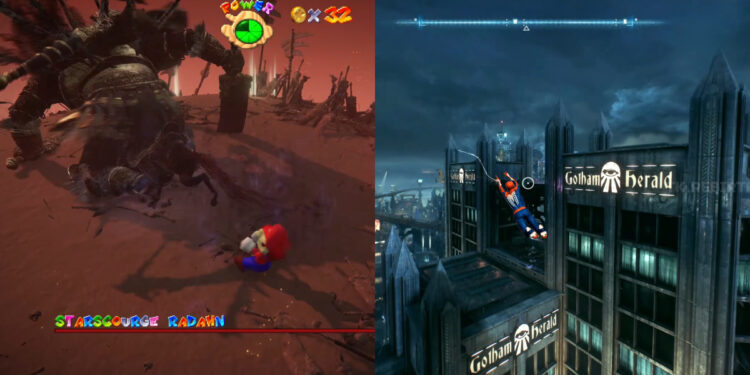 Trend Game Gabungan AI Makin Menjadi-Jadi – Mario Masuk Elden Ring, Spider-Man Masuk Gotham