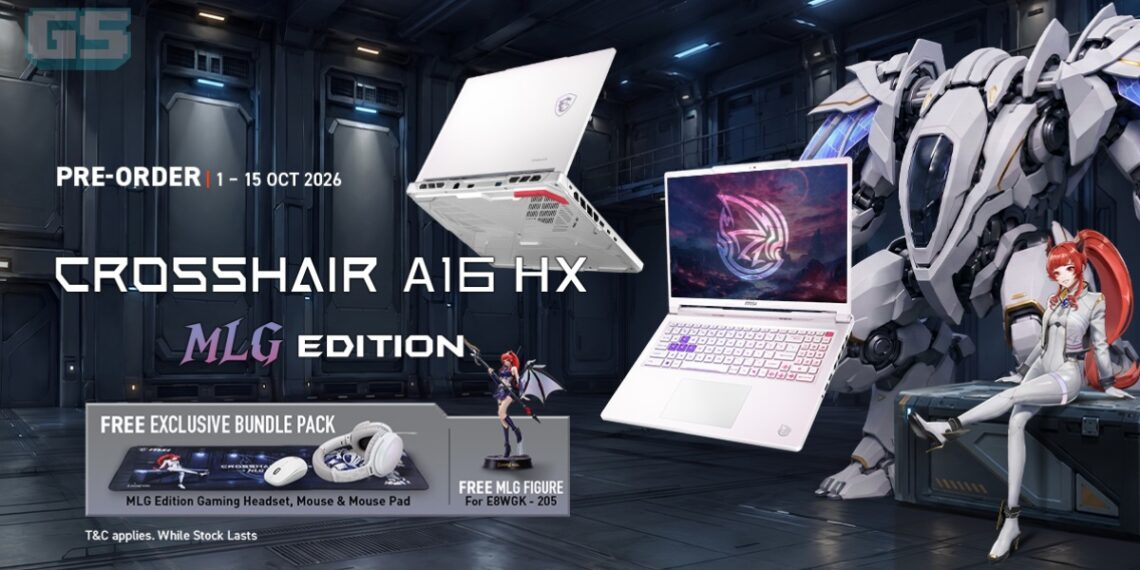 MSI Crosshair A16 HX MLG Edition Masuk Pasaran Malaysia – Ryzen 9, RTX 5070, Harga RM10,499